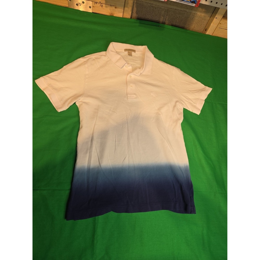 Burberry Brit Tye-Dye Print Collar Polo Shirt Size Small